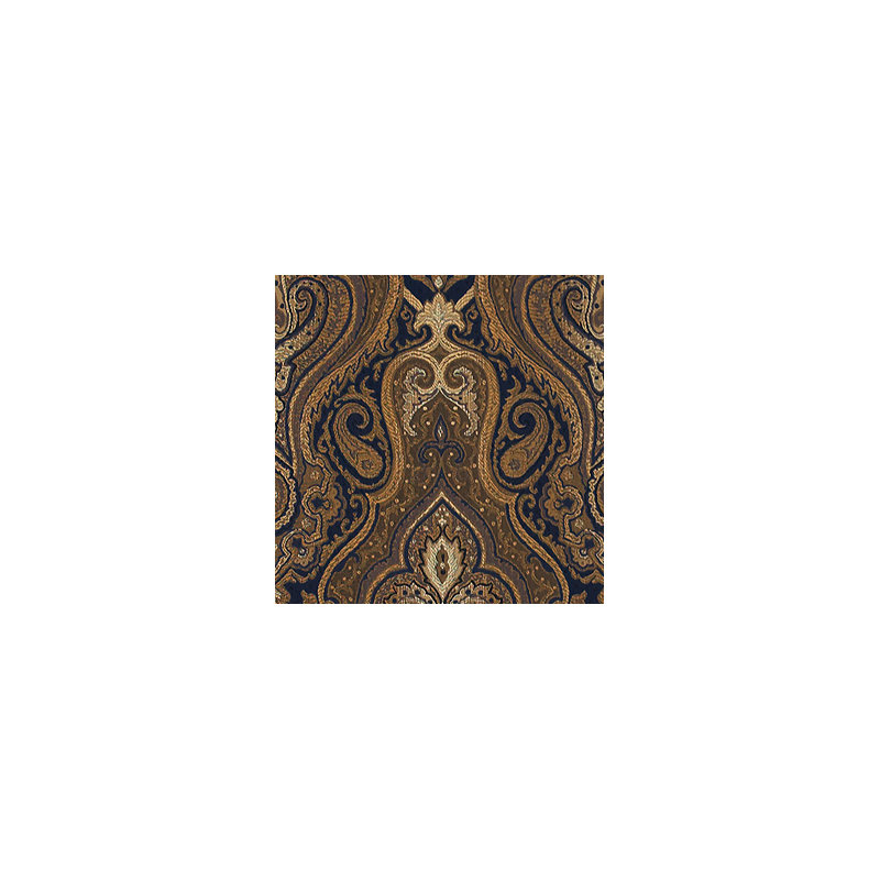 Guaranteed in Stock Fabric, Blue/Brown/White