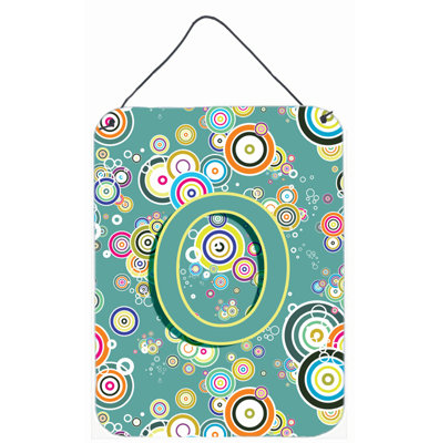 Letter Circle Initial Alphabet by Denny Knight Graphic Art Plaque