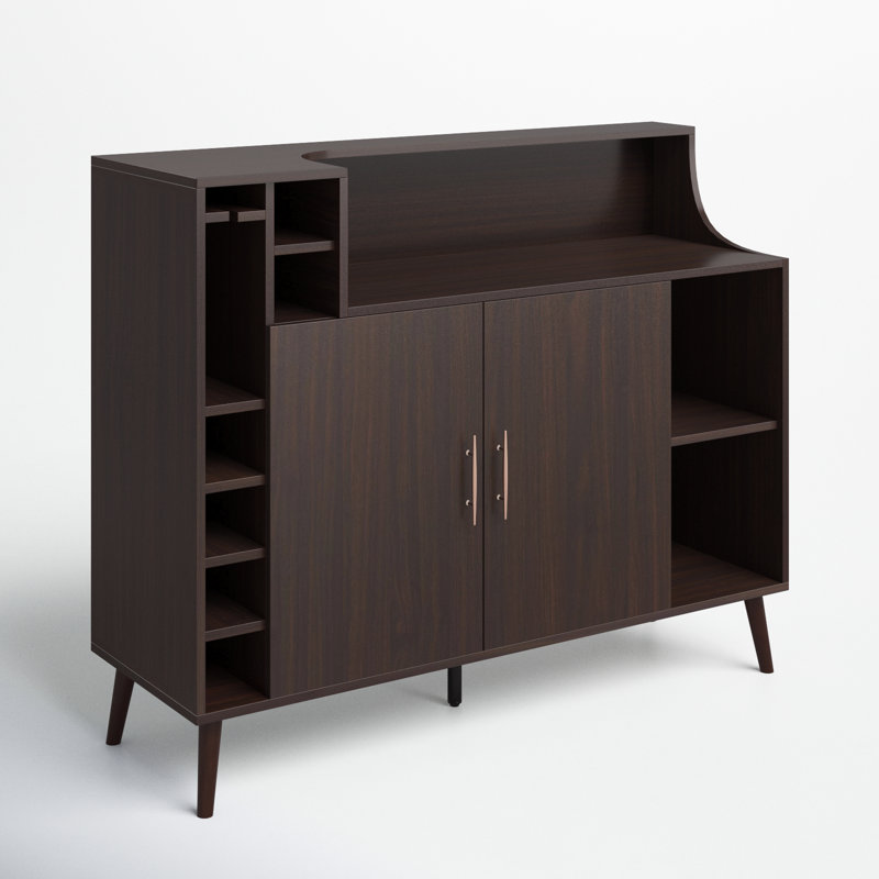 Barakat 47.24'' Bar Cabinet, Wenge