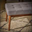 Berggren Mid-Century Solid Wood Button-Tufted Ottoman-1406674636