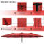 Gerardi 15' x 9' Rectangular Market Umbrella-1466642117