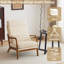 Fauteuil en bois massif l 25,6 po Elizabeth avec support lombaire Elizabeth-1292980267