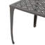 Table d'appoint d'extérieur durable avec une finition résistante aux intempéries, parfaite pour la décoration de patio et de jardin.
