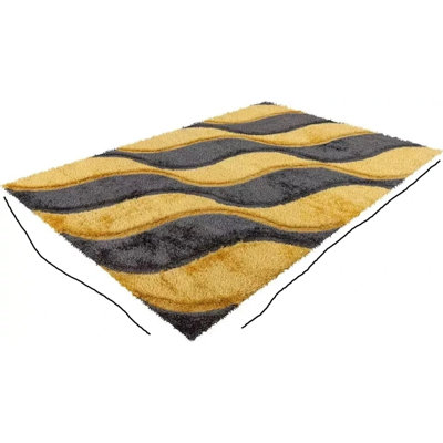 Geometric Shag Area Rug