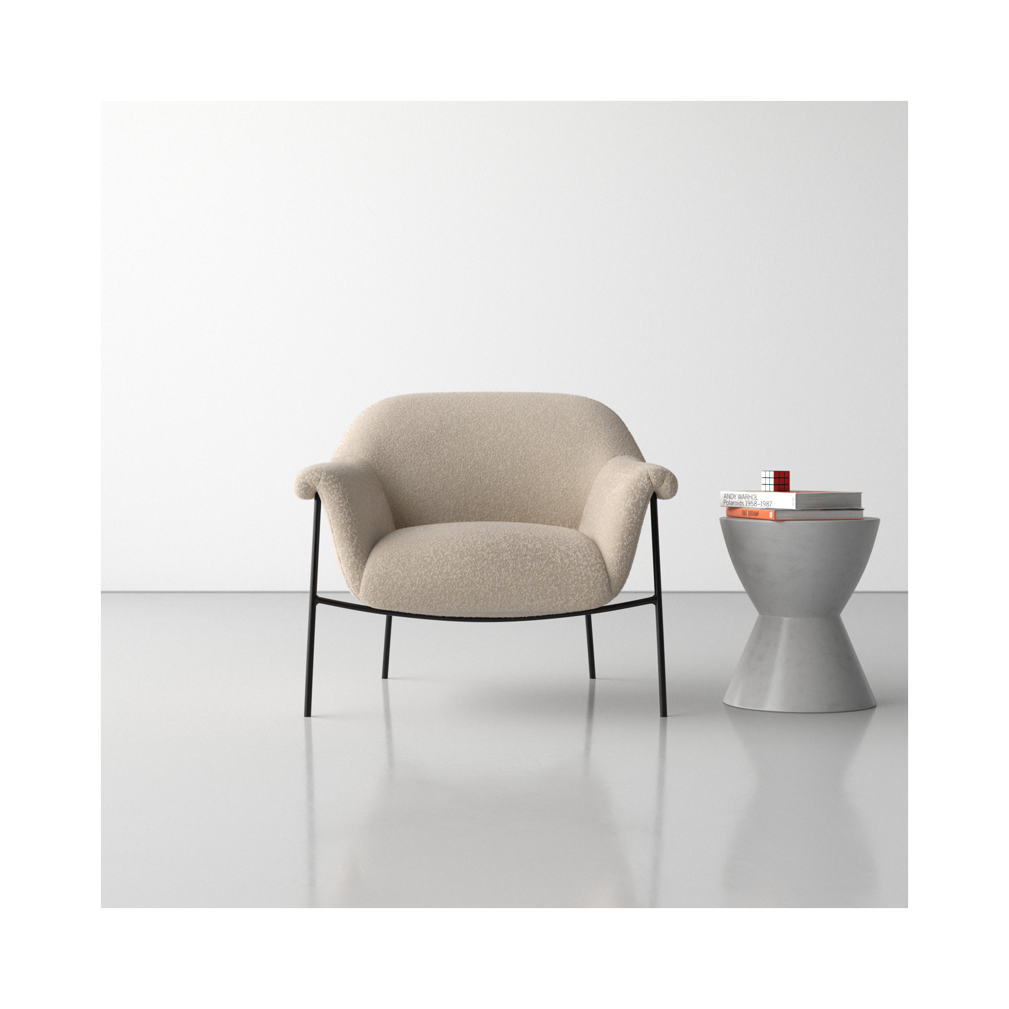 Mythos Upholstered Armchair, Knoll Sand