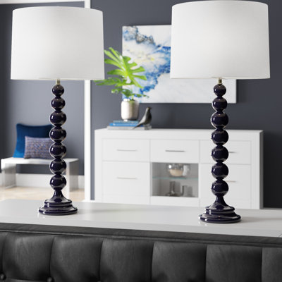 Lasone Metal Stacked Ball Table Lamp