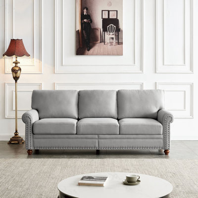 Aurelien 82.68"" Round Arm Sofa -  Alcott HillÂ®, 6E17145C82B94BD79F965925DA59EDB4