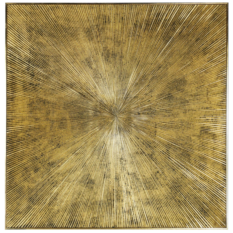 Handmade Abstract Wall Decor on Solid Wood