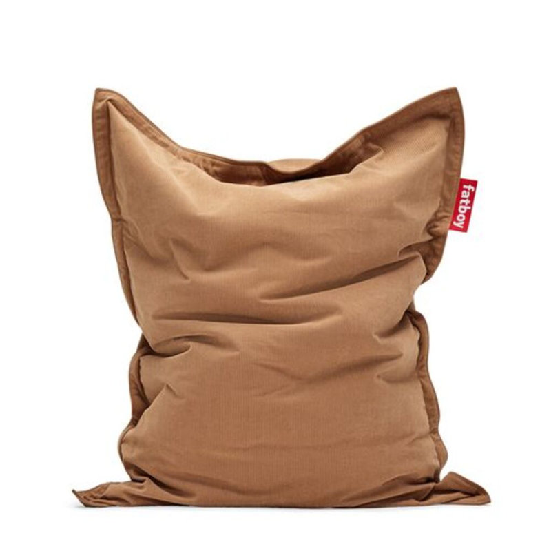 Original Slim Recycled Cord Bean Bag Chair, Teddy Bear 100% Polyester