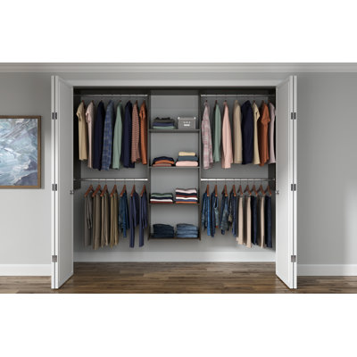 Ensemble de système d'organisation pour garde-robe l 48 po - l 96 po Jax
