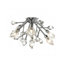 Excess Mount Light Sputnik Flush Mount Chandelier with Crystal Accents-86652346-86652355-87127338