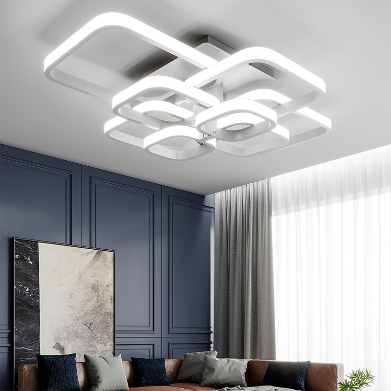 Berglund LED Semi Flush Mount, White