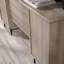 Executive Desk With Large Desktop, Brown Finish