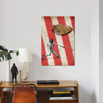 « baseball ii »-impression sur toile tendue souvenirs