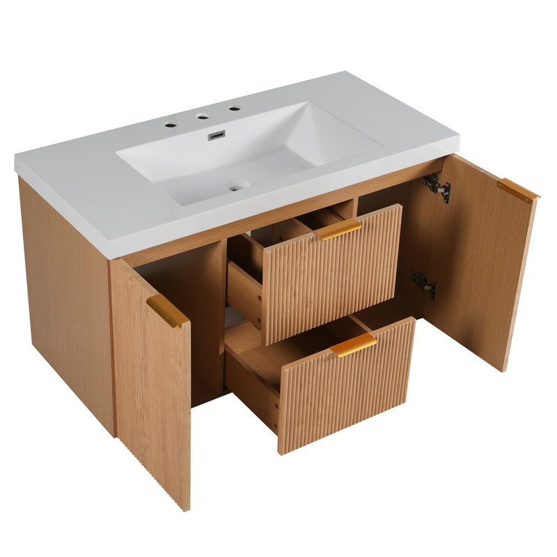 Meuble-lavabo mural Delmar, 42"