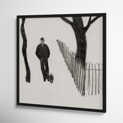Walking the Dog Print by Simon Schneiderman