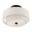 Plafonnier semi-encastré 2 lumières Jorgan-963476823