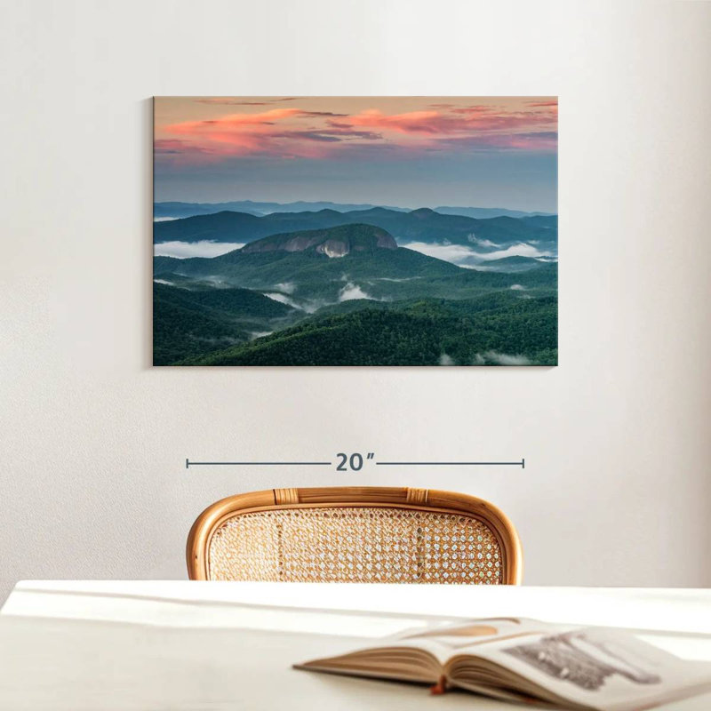 Kerrick Misty Blue Ridge Mountains, H 16 po x l 24 po