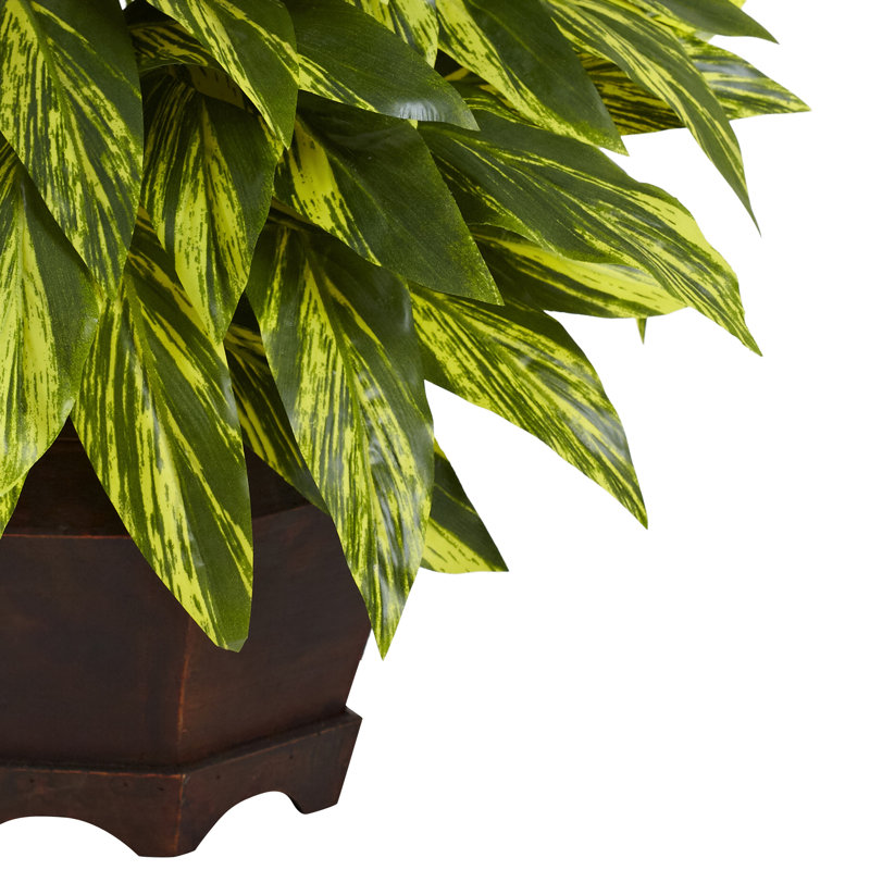 Plante à feuillage artificiel 13 po en pot