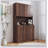 Spacious 70.87-Inch Tall Wardrobe & Kitchen Cabinet With 6-Doors, Open Shelves, And Drawer For Versatile Storage