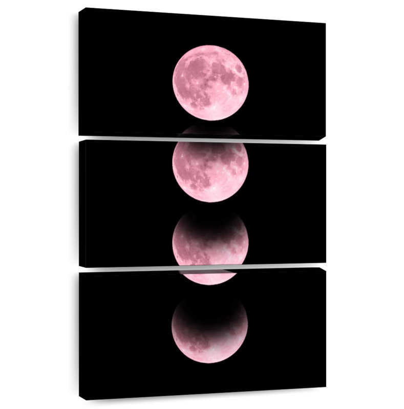 Oberle Pastel Pink Moon, 65" H x 42" W