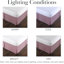 Jupe de lit plissée à motif de plis en microfibre à double brossage de 15 pouces Southshore Fine Linens Vilano, lavable à la machine, grand, lavande-912812026-912812004