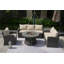 Ensemble de conversation en osier / rotin pour 6 personnes avec coussins Areefa-1011914485