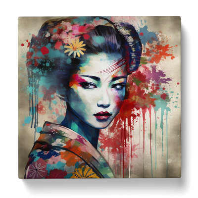 Geisha Abstract Art No.4 - Print