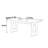 Mid-Century Rectangular Dining Table-498993463