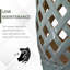 Table d'appoint ronde en métal pour table d'appoint