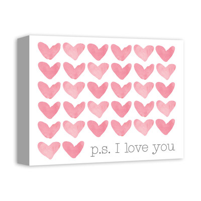 P.S. «I Love You», reproduction sur toile