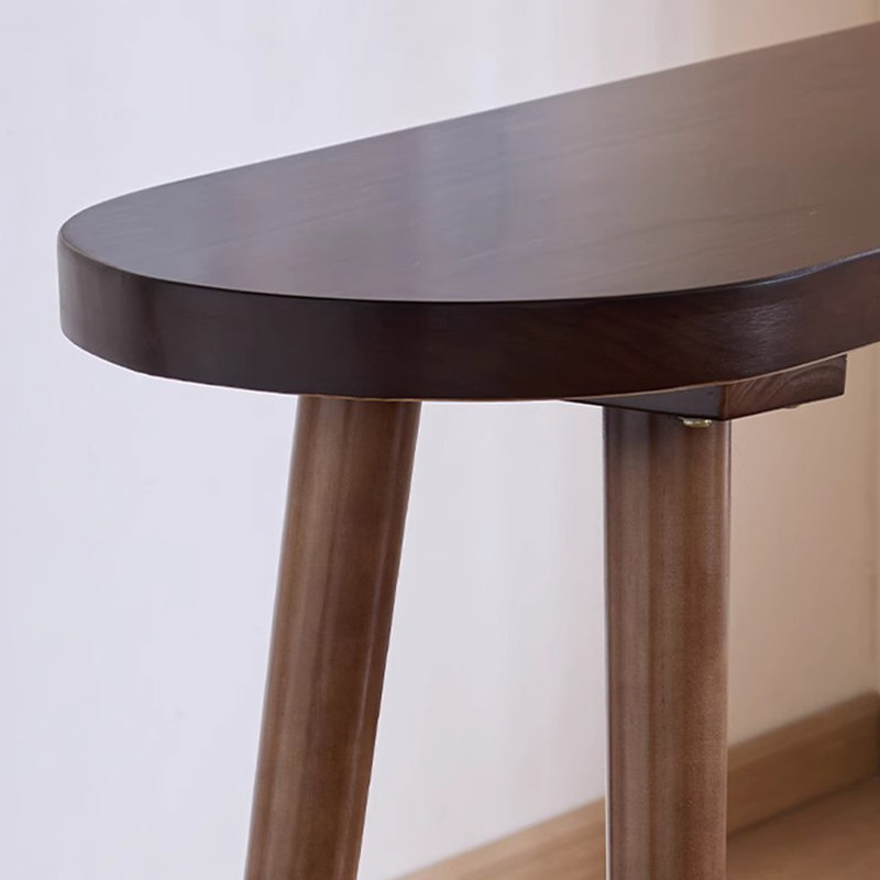 Table de bar et chaises de style simple, Noir, H 41,3 po x L 62,9 po x l 15,7 po