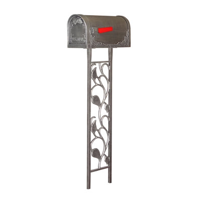 Aluminum Post Mounted Mailbox