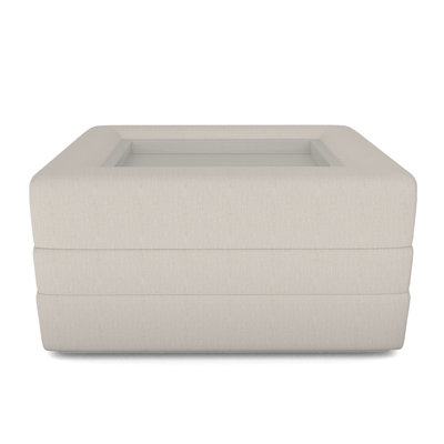 Boyden Ottoman with Wood Tray