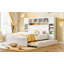 Lit en bois avec armoire tout-en-un-2102025309