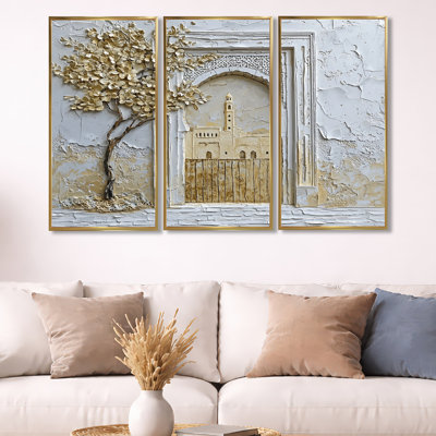 Morocco Gold Fez Medina - Morocco Wall Art Set