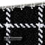 Rideau de douche noir et blanc avec 12 crochets Buffalo-301412100