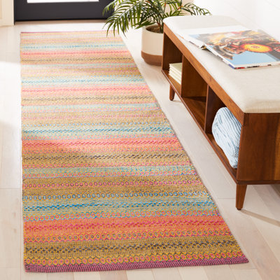 Montauk Flat Weave Cotton Striped Rug
