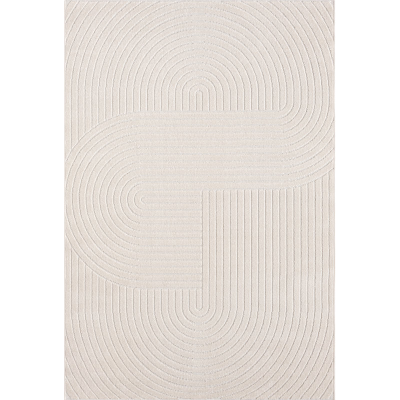 Carlose Geometric Print Area Rug, Cream, Rectangular 200 x 280cm