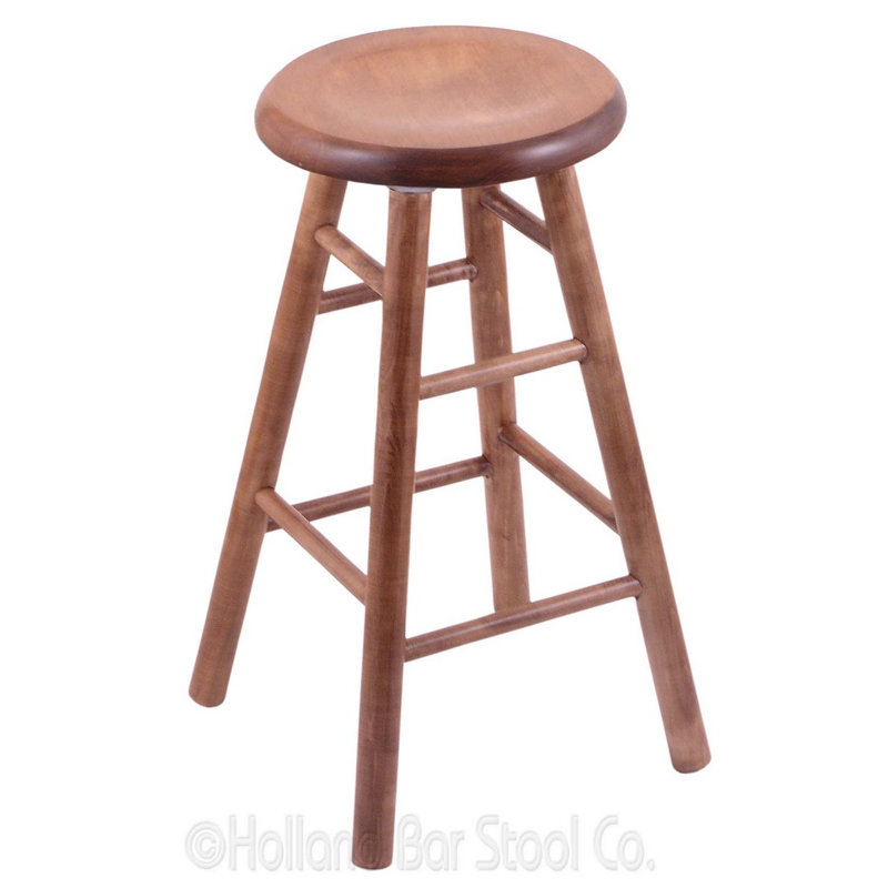 30" Swivel Bar Stool, Medium Maple, Bar Stool ( 30" Seat Height)