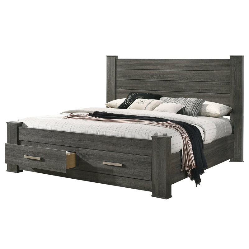 Nareg Panel Storage Bed, Queen