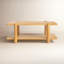  Table basse à 2 tablettes en bois Larraine-1504875135