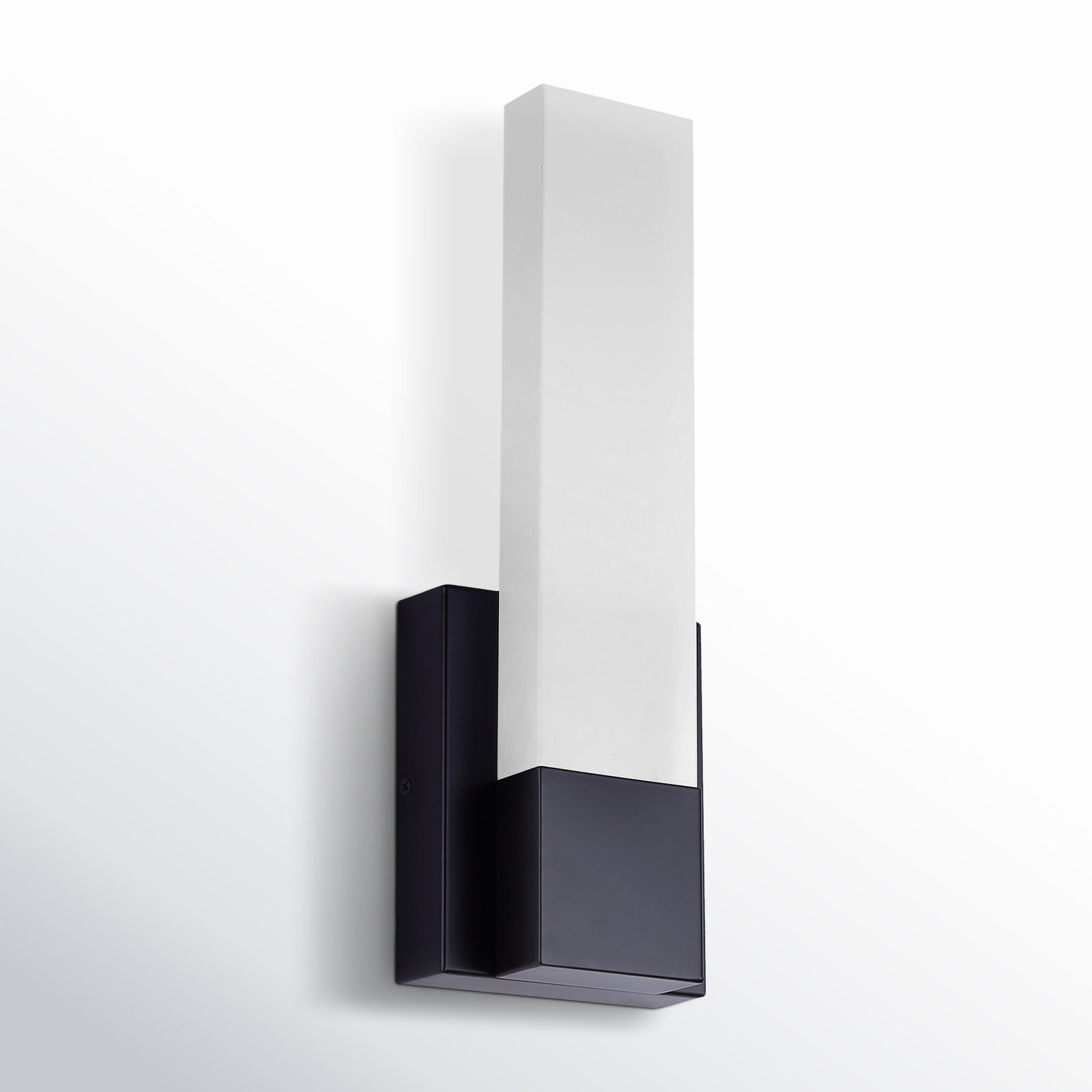 Rosamond Single Light Wallchiere, Matte Black