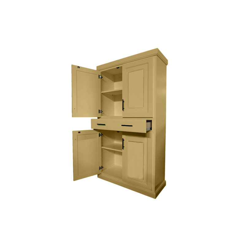 Armoire de cuisine avec tiroir Savannah, Jaune coupole