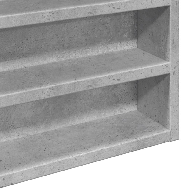 Annerieke Floating Shelf, 50cm H x 100cm W x 8.5cm, Concrete Grey