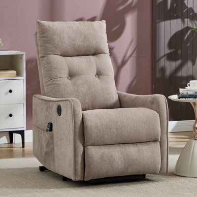  25" W Power Lift Chair Recliners Infinite Position With Heat and 8 Point Massage