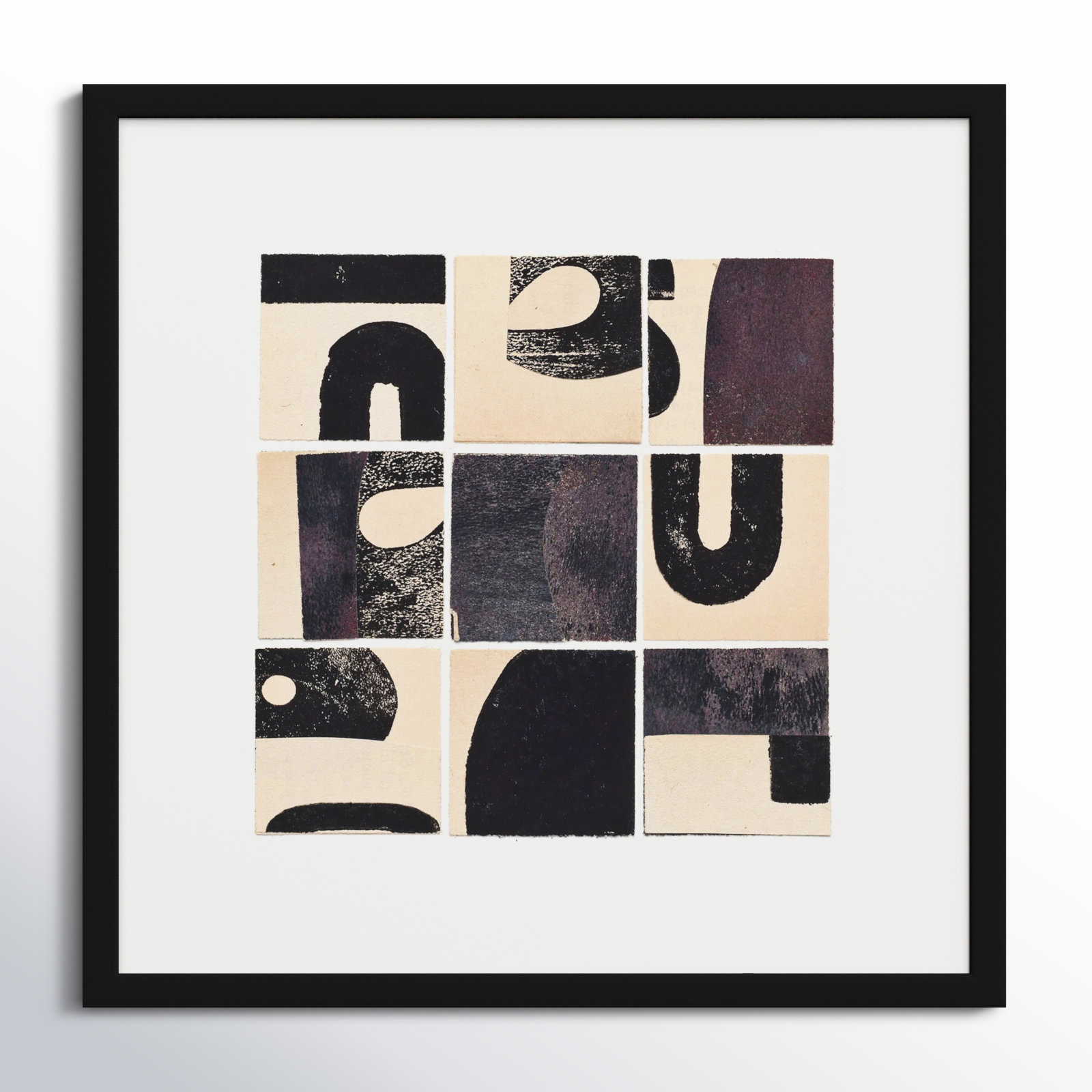 Lise "Curvy" Print by Driftway Studio, Black, 36" H x 36" W x 1.25" D
