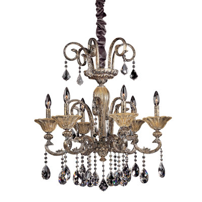 Legrenzi 6 - Light Glass Classic / Traditional Chandelier