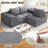 Masaitis 6 - Piece DIY Linen Upholstered Boneless Modular Sectional Sofa Set U Shaped Couch with Storage for Lunar New Year Home Decor-1752529959