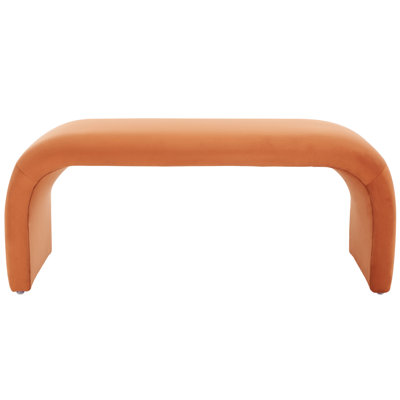 Andee Velvet Upholstered Bench